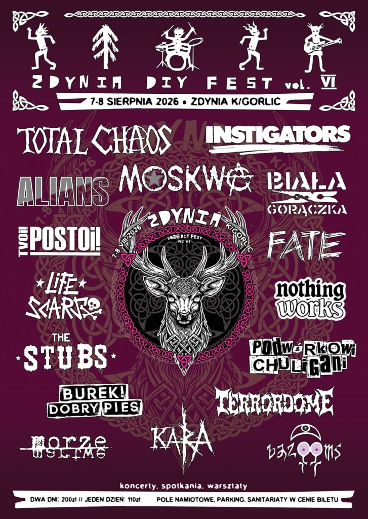 Zdynia DIY Fest vol. VI - 07/08.08.2026 - Zdynia k/Gorlic